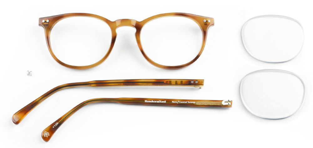 Runa Reading Glasses - Caramel Tortoise